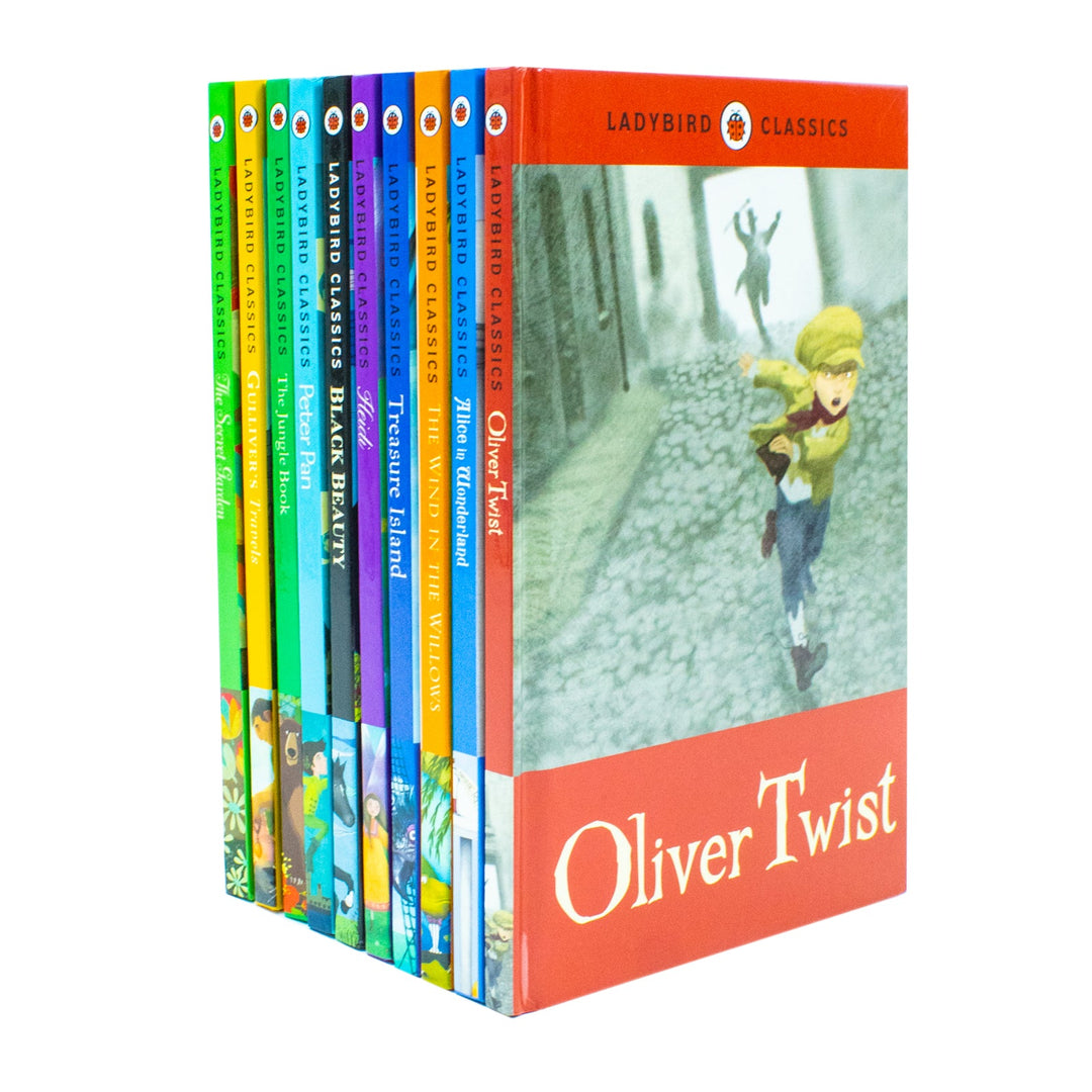 The Ultimate Children's Classic Collection 10 Books Set (The Secret Garden, Gulliver's Travels, The Jungle Book, Peter Pan, Black Beauty, Heidi, Treasure Island, Oliver Twist & More)