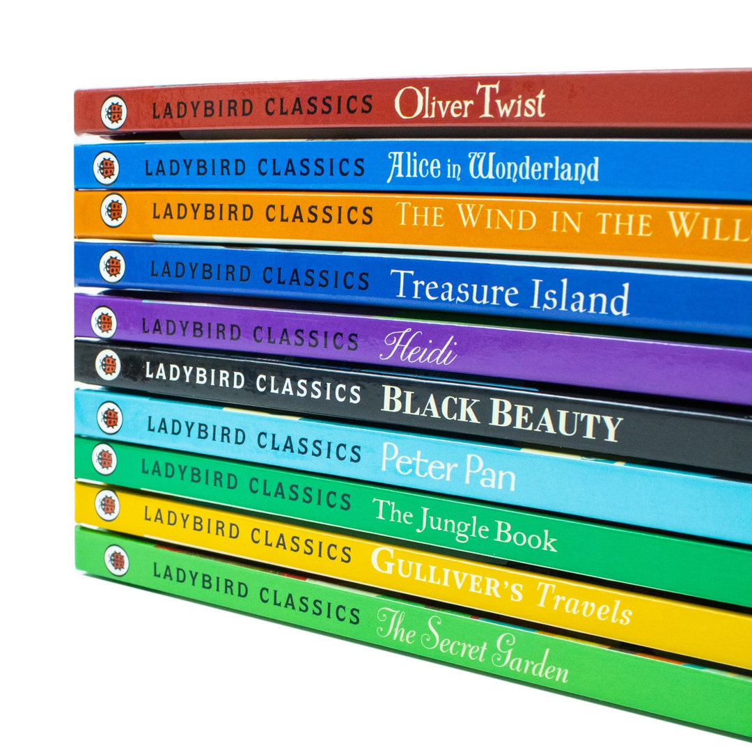 The Ultimate Children's Classic Collection 10 Books Set (The Secret Garden, Gulliver's Travels, The Jungle Book, Peter Pan, Black Beauty, Heidi, Treasure Island, Oliver Twist & More)