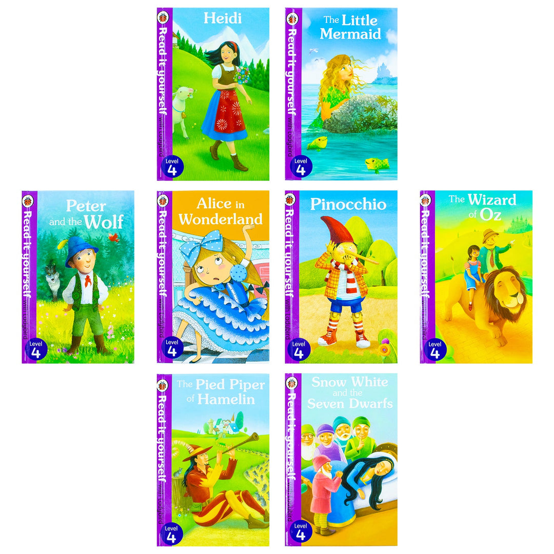 Ladybird Read it Yourself (Level 4) 8 Books Collection Box Set