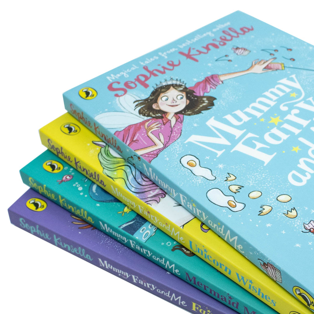 Mummy Fairy And Me Series 4 Books Collection Set By Sophie Kinsella (Mermaid Magic , Unicorn Wishes , Fairy-in-Waiting , Mummy Fairy and Me)