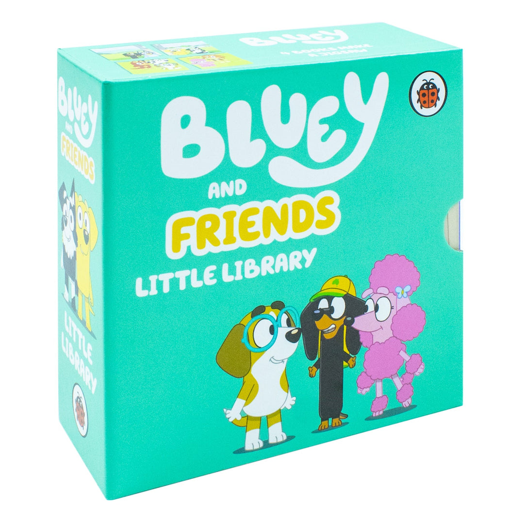 Bluey and Friends Little Library 4 Books Collection Set (Snickers and Coco, Honey and Chloe, Lucky and Mackenzie, Indy and Rusty)