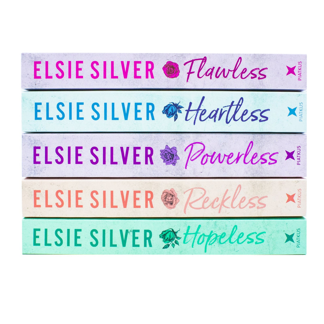 Elsie Silver Chestnut Springs Series 5 Books Collection Set (Hopeless, Heartless, Flawless, Powerless, Reckless)