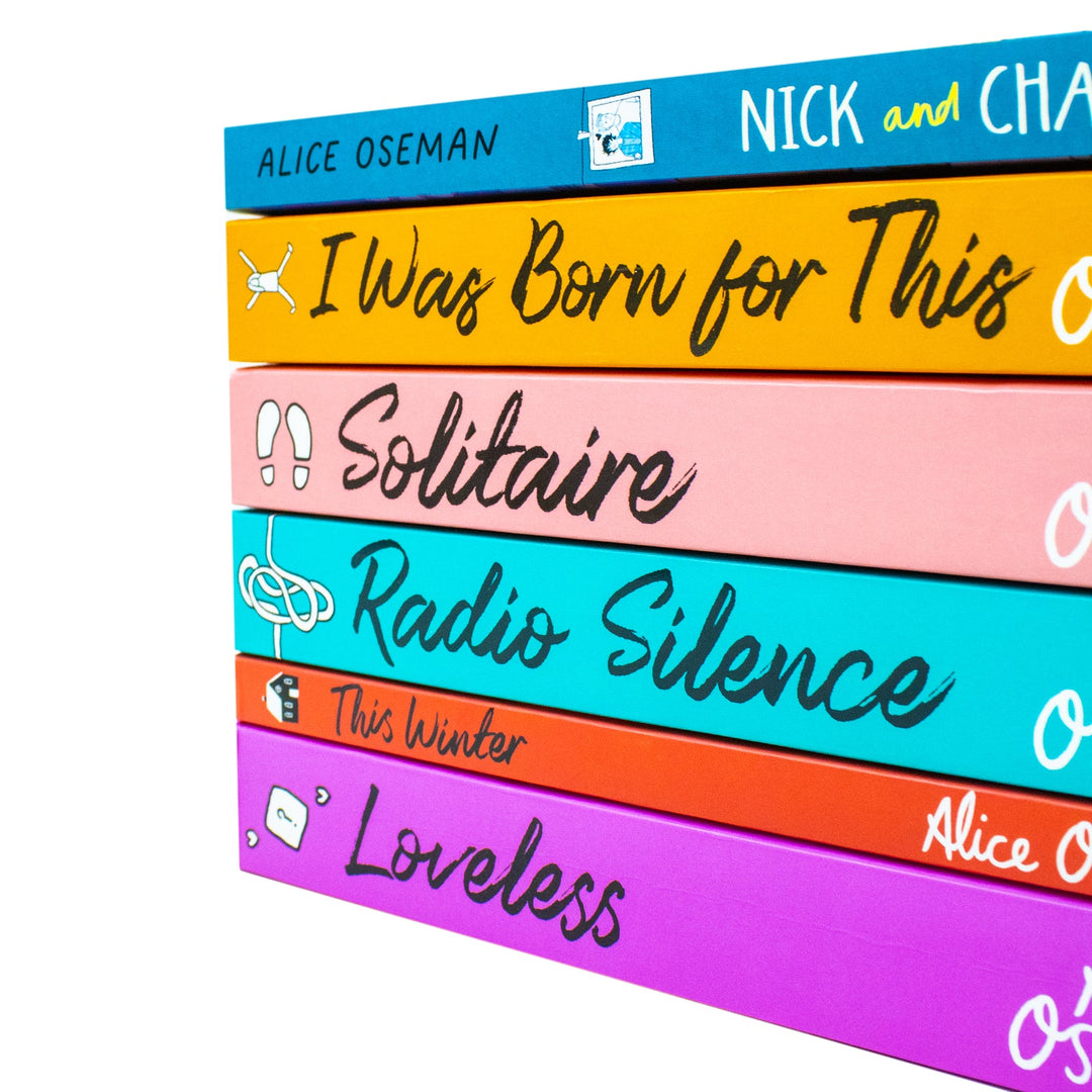 "Alice Oseman 6-Book Collection: Solitaire, Loveless, Radio Silence & More! Perfect for Ages 12+. Relatable, Emotional, Contemporary Fiction!"