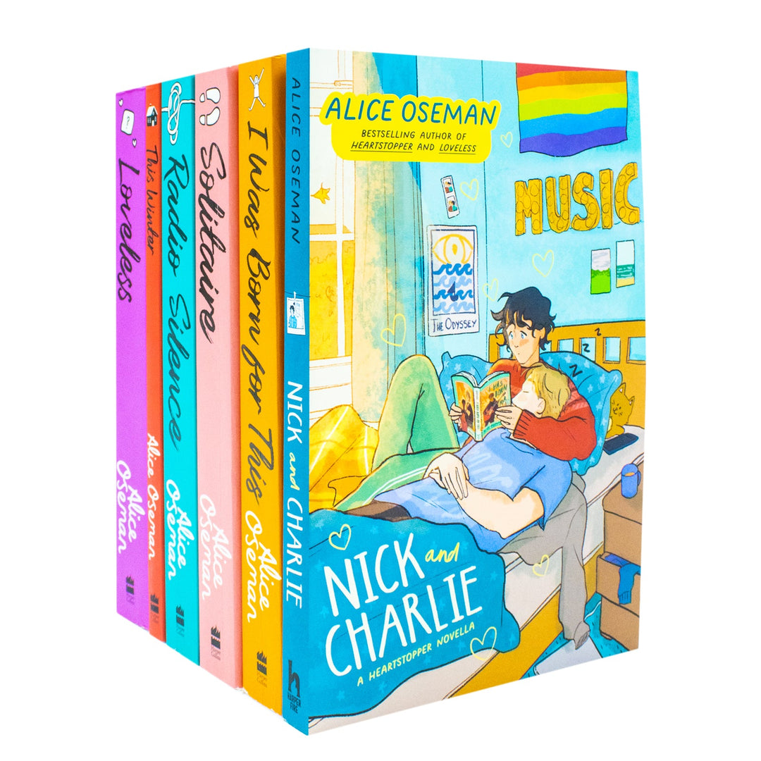 "Alice Oseman 6-Book Collection: Solitaire, Loveless, Radio Silence & More! Perfect for Ages 12+. Relatable, Emotional, Contemporary Fiction!"