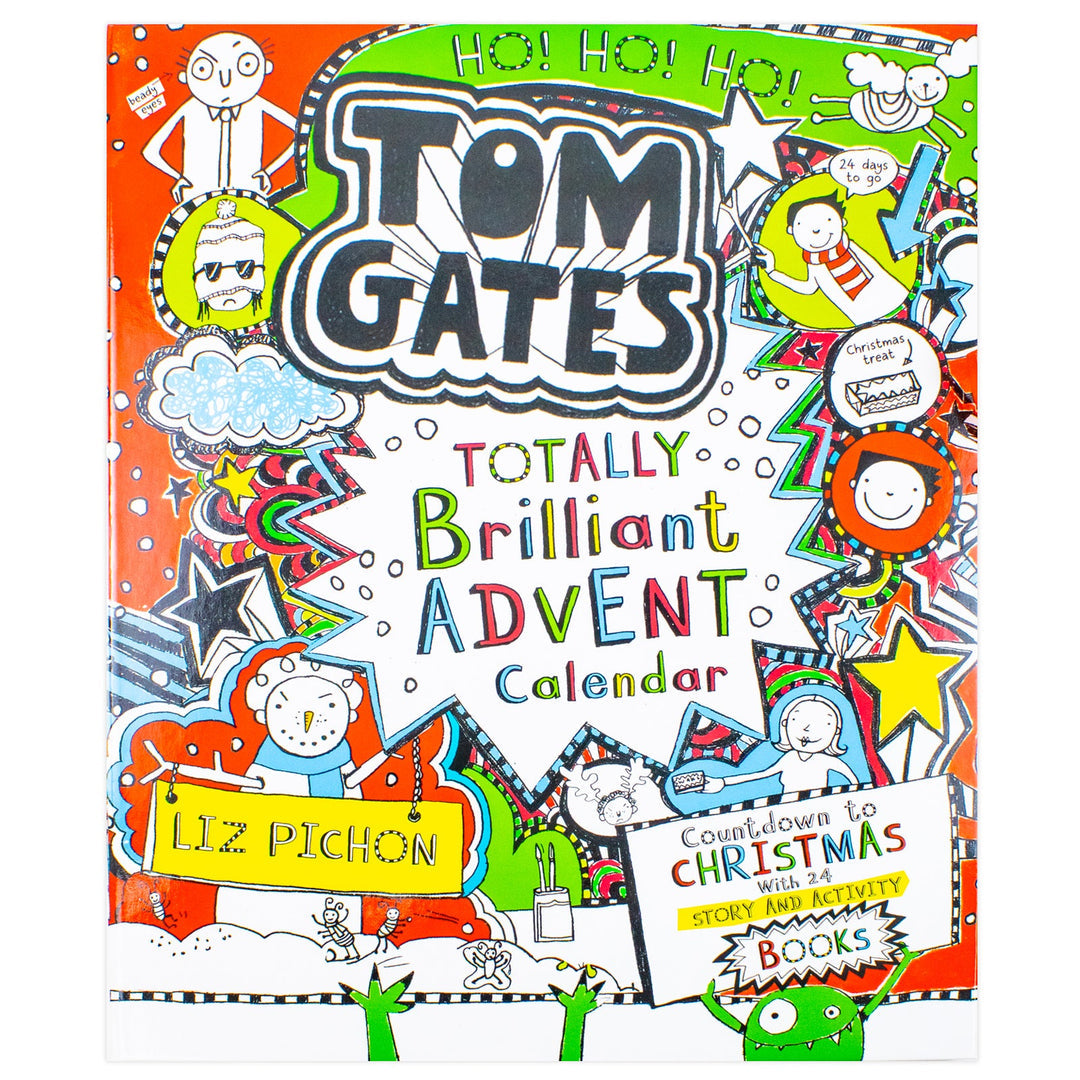 Tom Gates Advent Calendar, 24 Mini-Books Perfect for the Christmas Countdown for Kids Aged 8+ That Will Spark Their Creativity and Fun By Liz Pichon