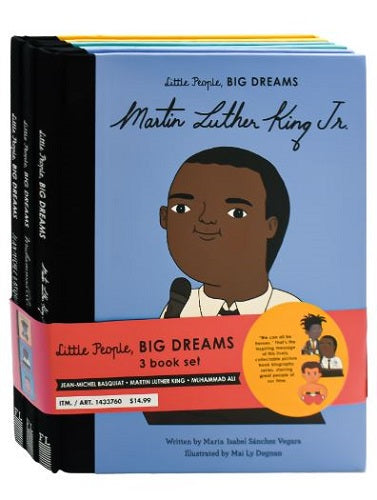 Little People, Big Dreams (Jean-Michel Basquiat/Martin Luther King/Muhammad Ali)