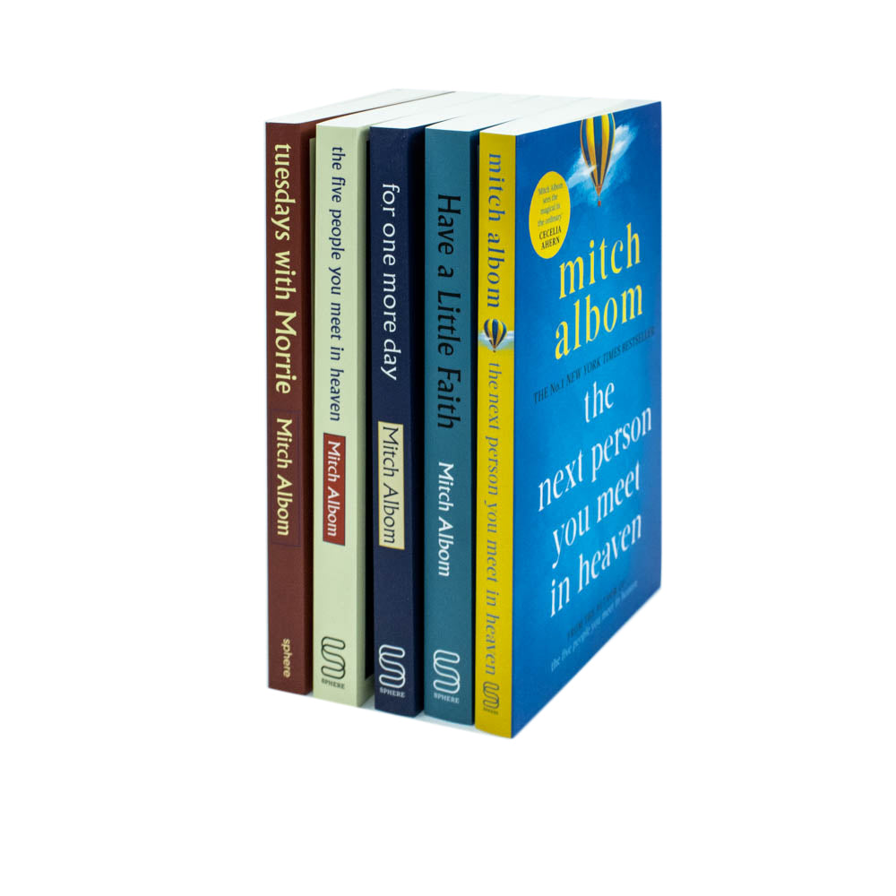 The Mitch Albom 5 Books Collection Box Set (Tuesdays With Morrie, For One More Day, The Five People You Meet In Heaven,The Next Person You Meet in Heaven, Have A Little Faith)