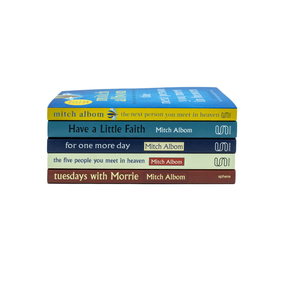 The Mitch Albom 5 Books Collection Box Set (Tuesdays With Morrie, For One More Day, The Five People You Meet In Heaven,The Next Person You Meet in Heaven, Have A Little Faith)