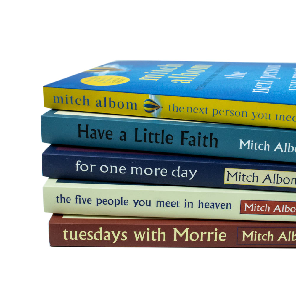 The Mitch Albom 5 Books Collection Box Set (Tuesdays With Morrie, For One More Day, The Five People You Meet In Heaven,The Next Person You Meet in Heaven, Have A Little Faith)