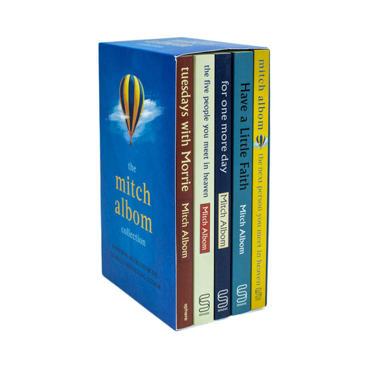 The Mitch Albom 5 Books Collection Box Set (Tuesdays With Morrie, For One More Day, The Five People You Meet In Heaven,The Next Person You Meet in Heaven, Have A Little Faith)