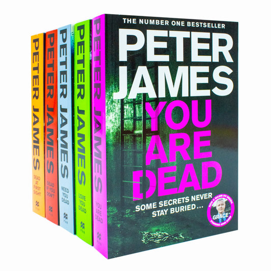 Roy Grace Series Book 11-15 Collection 5 Books Set By Peter James(Set 3) (You Are Dead, Love You Dead, Need You Dead, Dead If You Don't & Dead at First Sight)