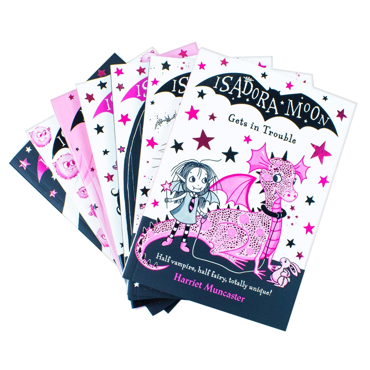 Isadora Moon 7 Books Collection Set by Harriet Muncaster NEW SERIES