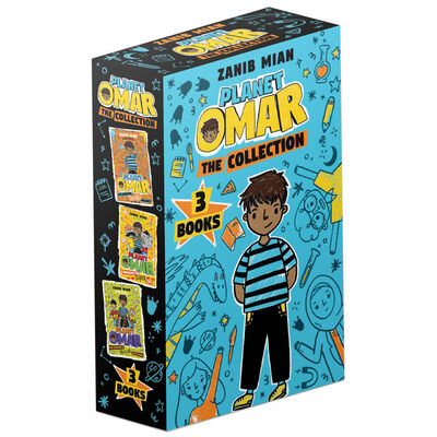 Planet Omar The Collection 3 Books Box Set by Zanib Mian (Accidental Trouble Magnet, Unexpected Super Spy & Incredible Rescue Mission)