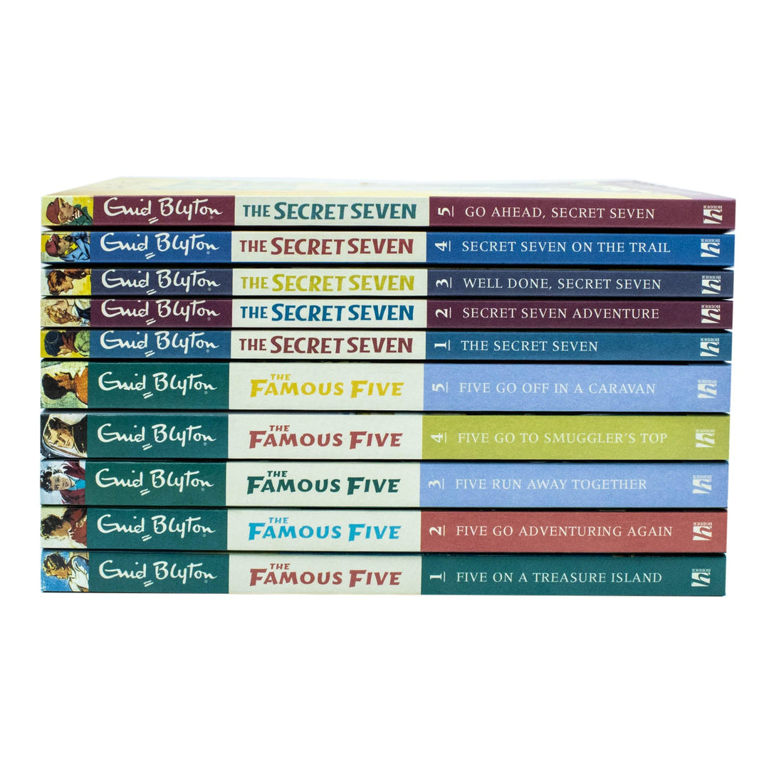 The Best of Blyton Series: The Famous Five and Secret Seven 10 book Set Collection