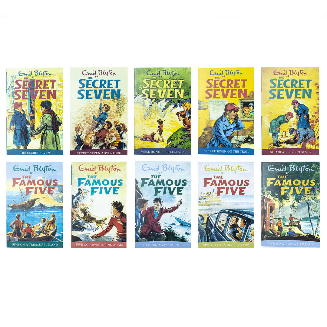 The Best of Blyton Series: The Famous Five and Secret Seven 10 book Set Collection