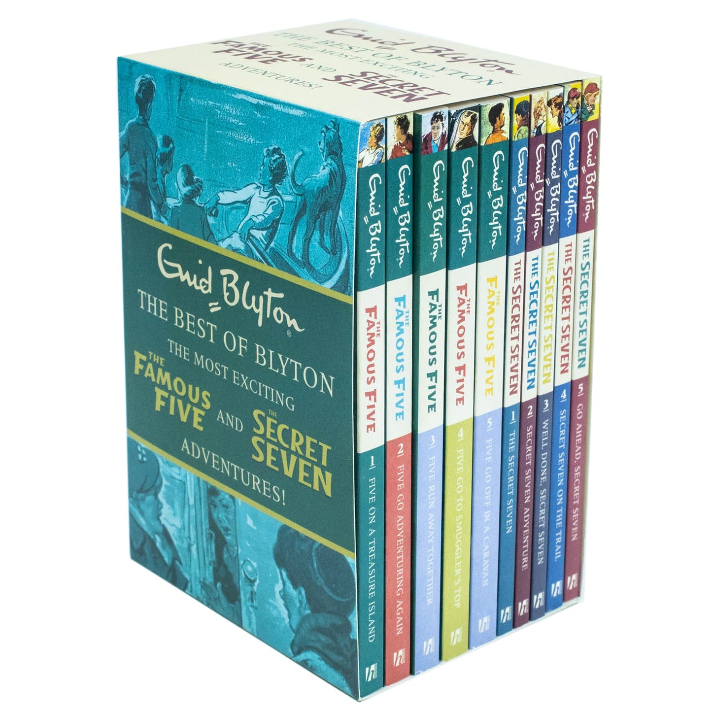 The Best Of Enid Blyton: The Famous Five & The Secret Seven Adventures 10 Books Collection Set