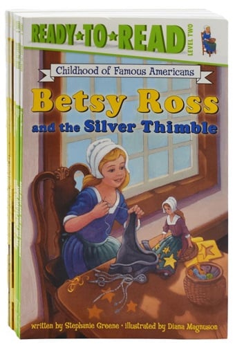 Η Betsy Ross and the Silver Thimble (Παιδική ηλικία διάσημων Αμερικανών, Ready-to-Read, Επίπεδο 2)