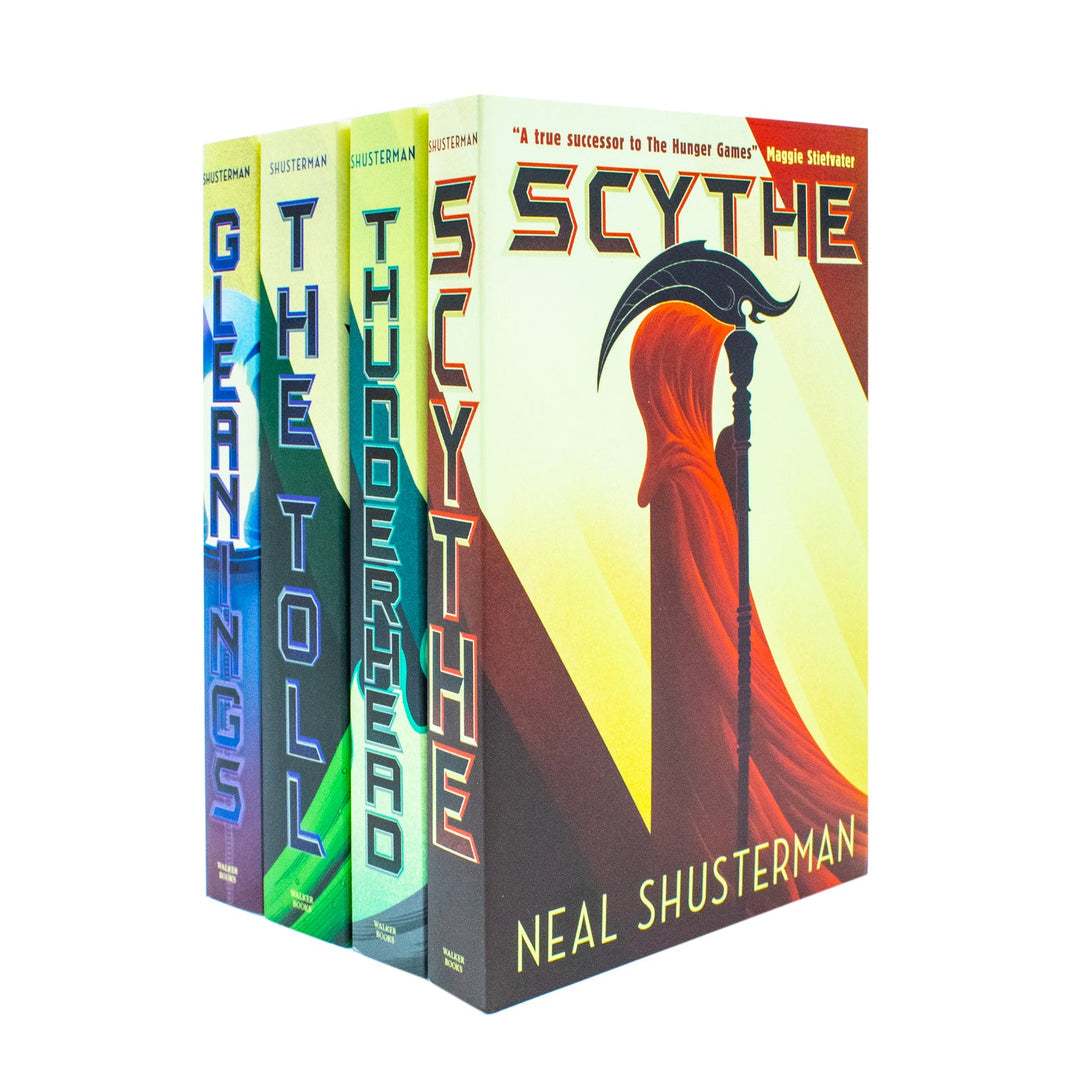 Arc of a Scythe Series 4 Books Box Set Collection By Neal Shusterman (The Toll,Thunderhead, Scythe, Gleanings)