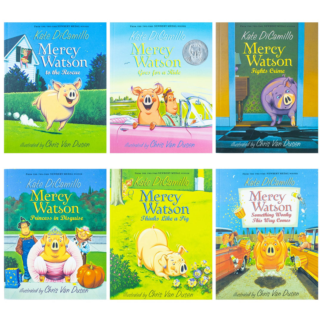 Mercy Watson Series 1-6 Books Collection Set By Kate DiCamillo