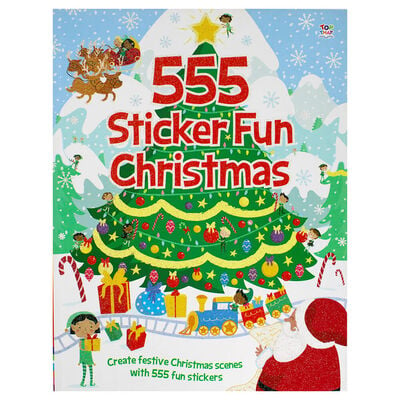 555 Sticker Fun: Christmas