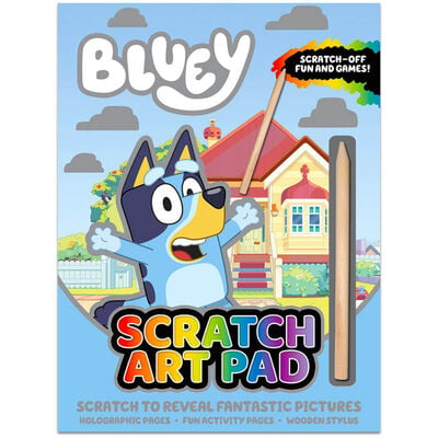 Bluey Scratch Art Pad