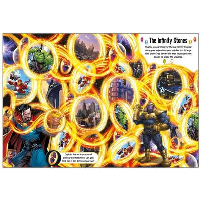 Marvel Avengers: Wipe-Clean Activity Placemats