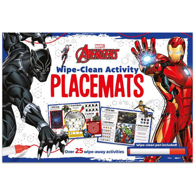 Marvel Avengers: Wipe-Clean Activity Placemats