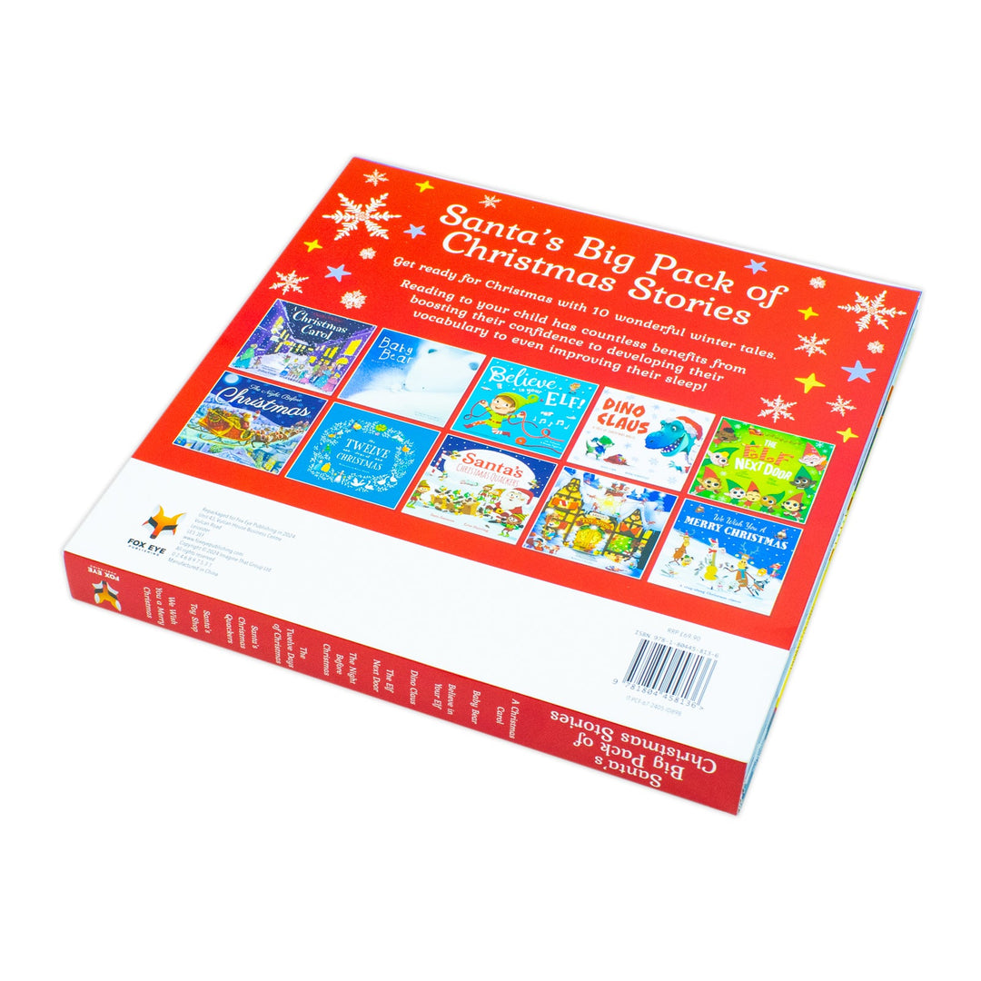 Santa's Big Pack of Christmas Stories 10 Book Collection: (Christmas Carol, Baby Bear, The Elf Next Door, Dino Claus, The Night Before Christmas, Santa's Toy Shop)