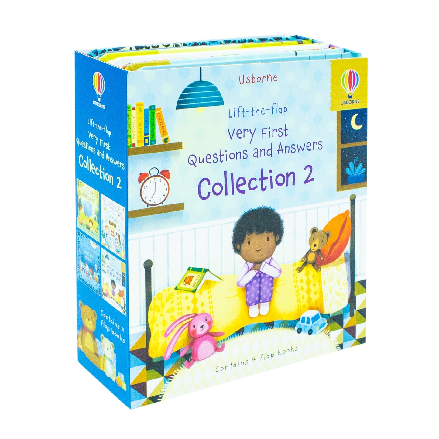 Usborne Lift-The-Flap Very First Questions and Answers Collection 2 - 4 Books set (Τι είναι τα αστέρια, τι είναι το poo, Τι είναι τα μικρόβια, Γιατί πρέπει να πάω για ύπνο)