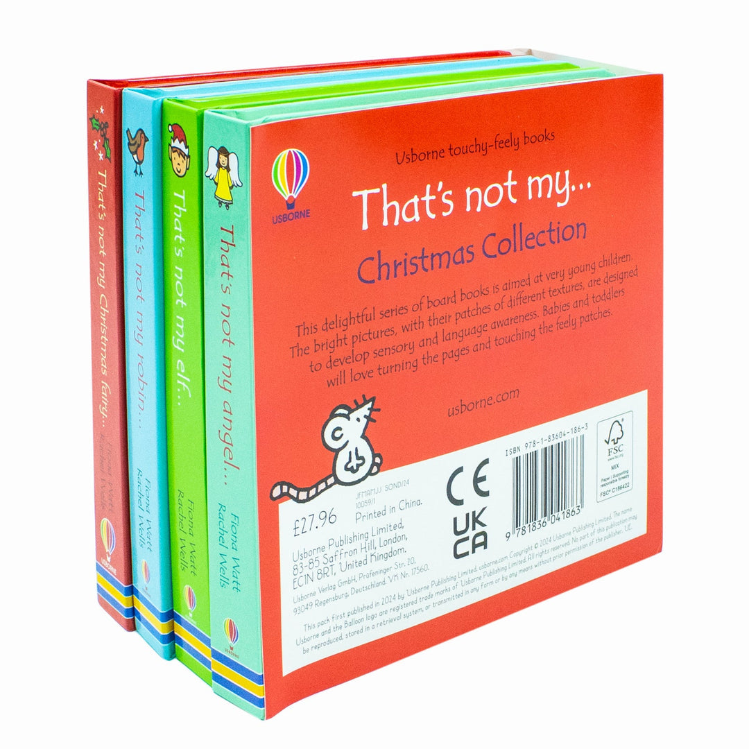 That's Not My Christmas: A Festive Boardbook for Toddlers Aged 0-5 by Fiona Watt to Explore the Holiday Spirit