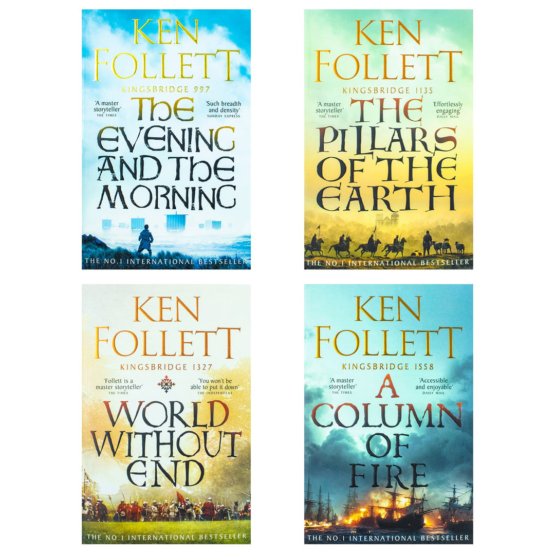 The Kingsbridge Novels 4 Books Collection Set από τον Ken Follett PB