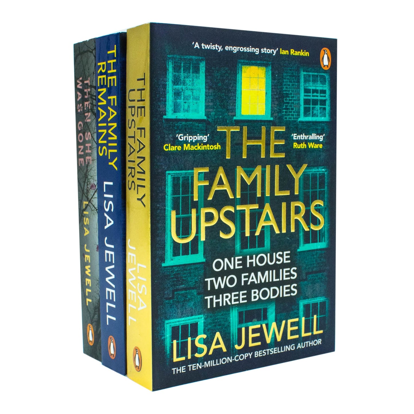 Lisa Jewell Collection 3 Books Set (The Family Upstairs, The Family Remains, Then She Was Gone)