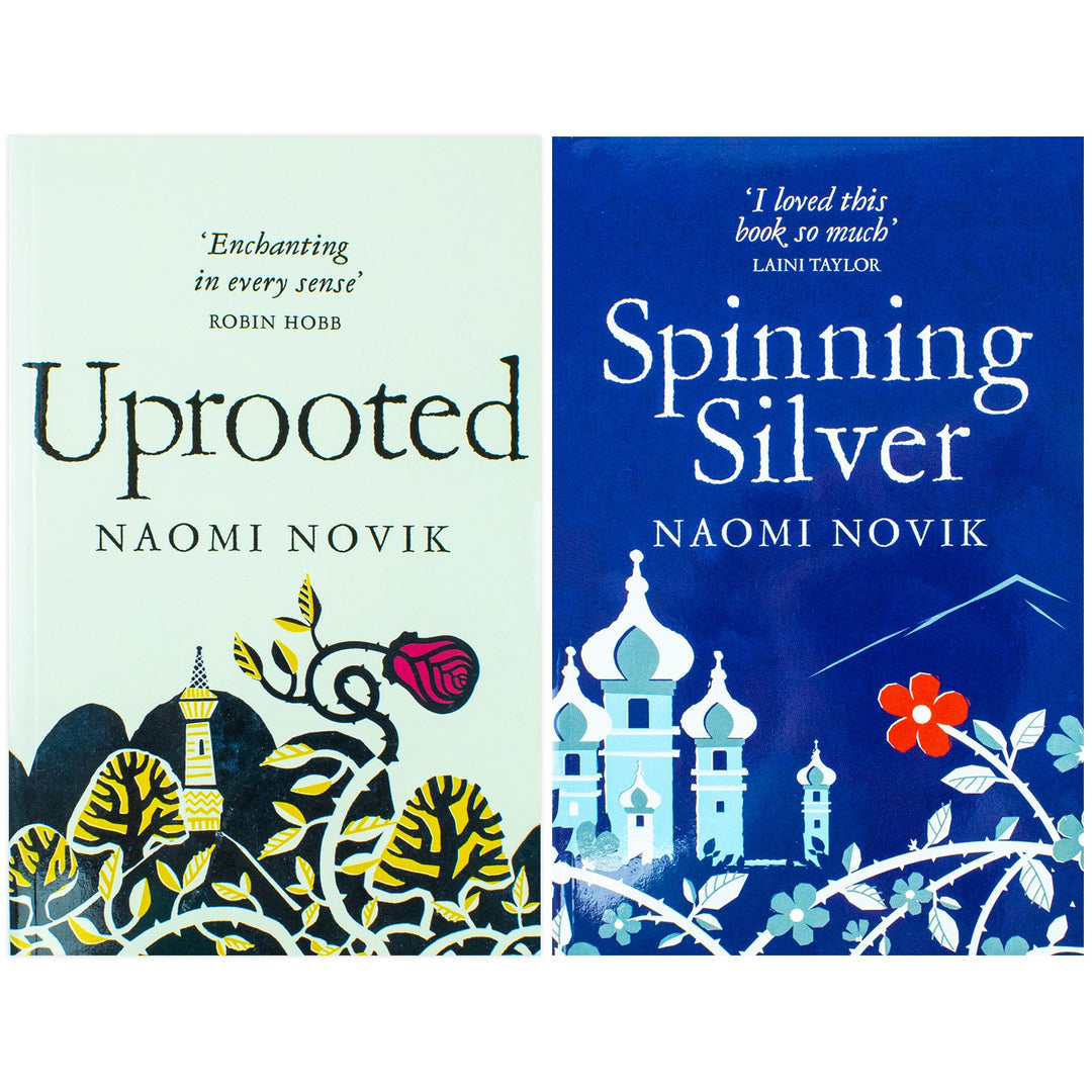 Discover the thrilling Naomi Novik 2 Books Collection Set: Uprooted and Spinning Silver - Fantasy Adventures for Ages 12+ in paperback format