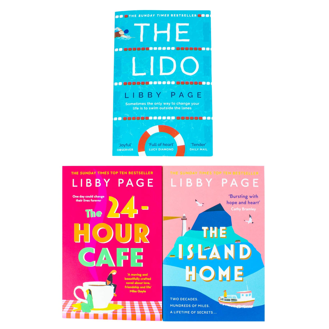 Libby Page Collection 3 Books Set (The Lido, The 24 Hour Cafe, The Island Home)