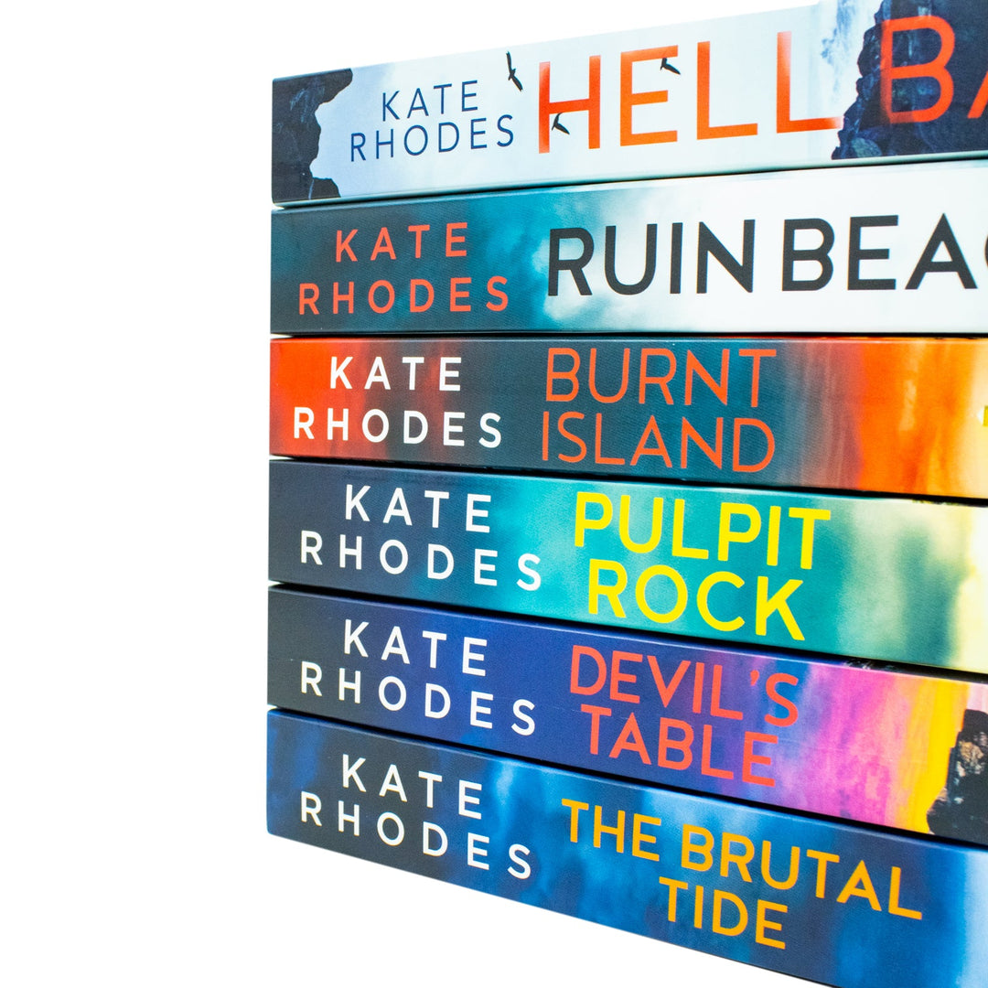 Kate Rhodes Ben Kitto Series Collection 6 Books Set (Devil's Table, Burnt Island, Ruin Beach, Pulpit Rock, Hell Bay & The Brutal Tide)