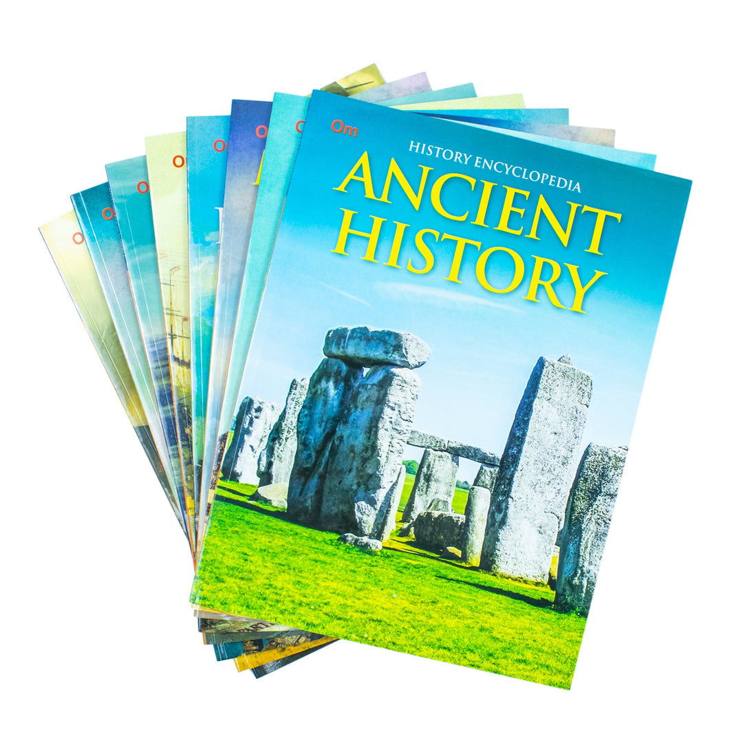 Encyclopedia Of History Collection 8 Book Set ( World War I, World War II, Ancient History & More