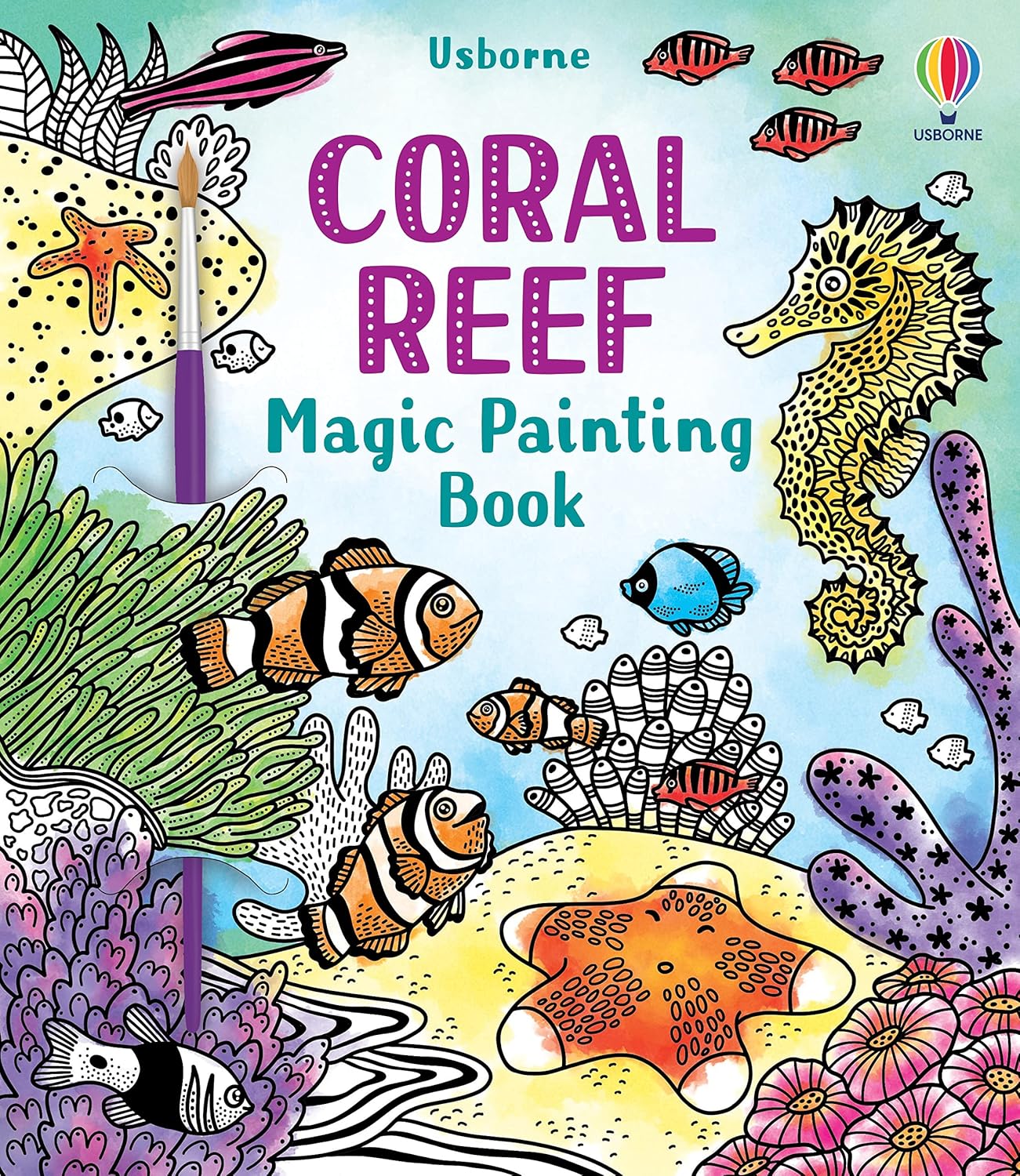 Magic Painting Coral Reef (Magic Painting Books)