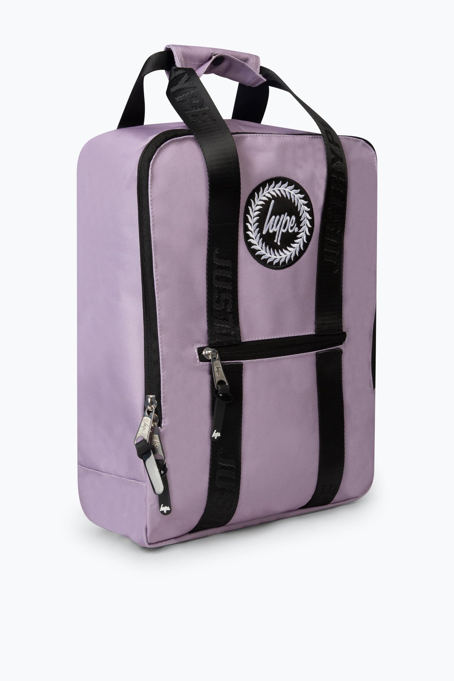 Hype Girls Purple Boxy Crest Backpack