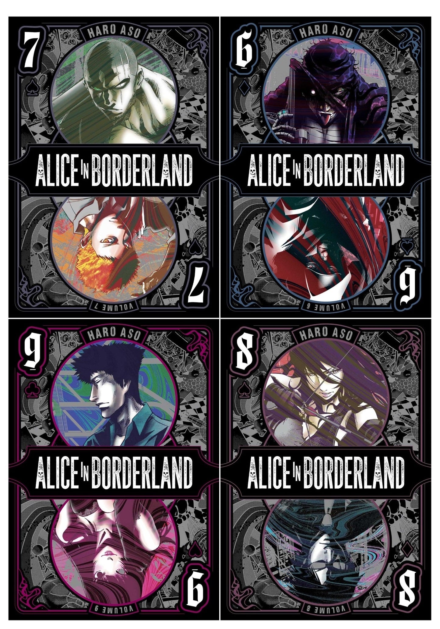 Σετ συλλογής βιβλίων Alice in Borderland 9 (τόμοι 1-9) από τον Χάρο Άσο