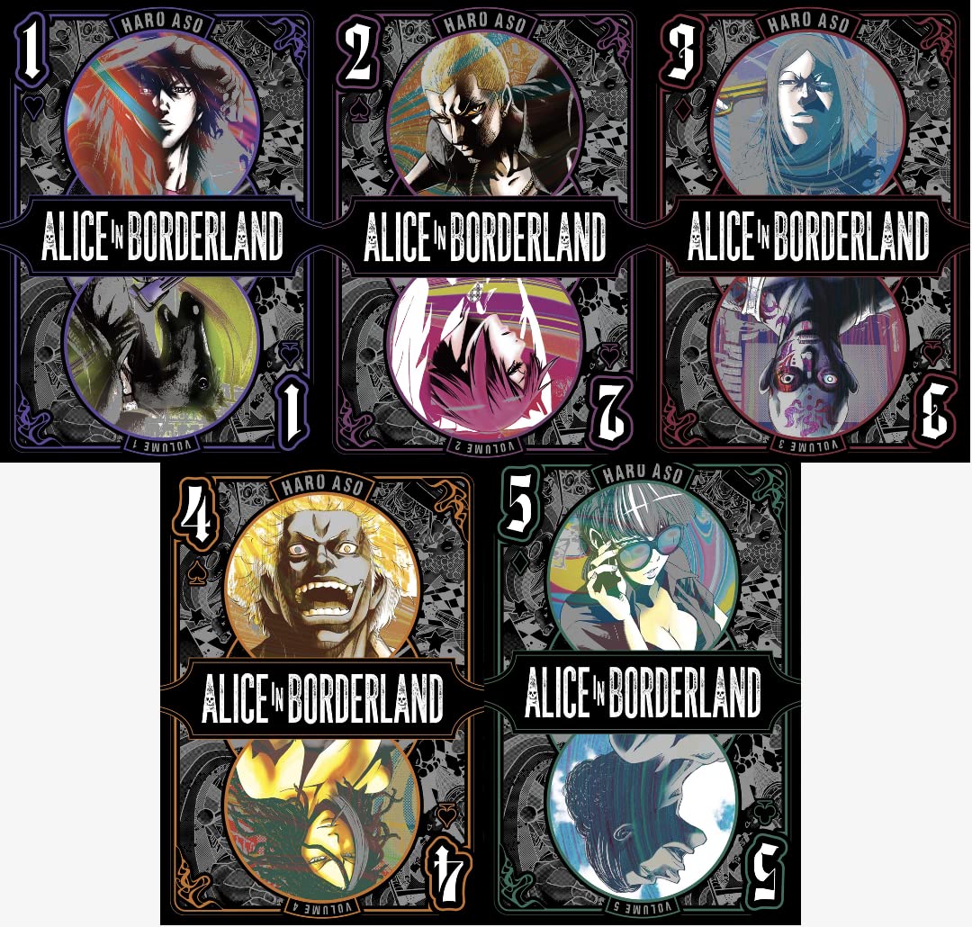 Σετ συλλογής βιβλίων Alice in Borderland 9 (τόμοι 1-9) από τον Χάρο Άσο