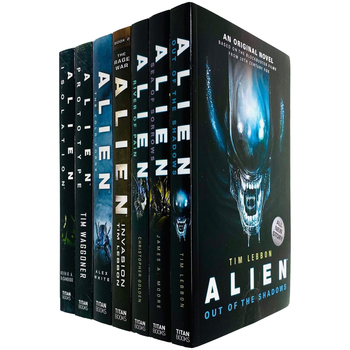 Alien Series 7 Books Collection Set (Out of the Shadows, Sea of Soccows, River of Pain, Invasion, Cold Forge, Prototype & Isolation)