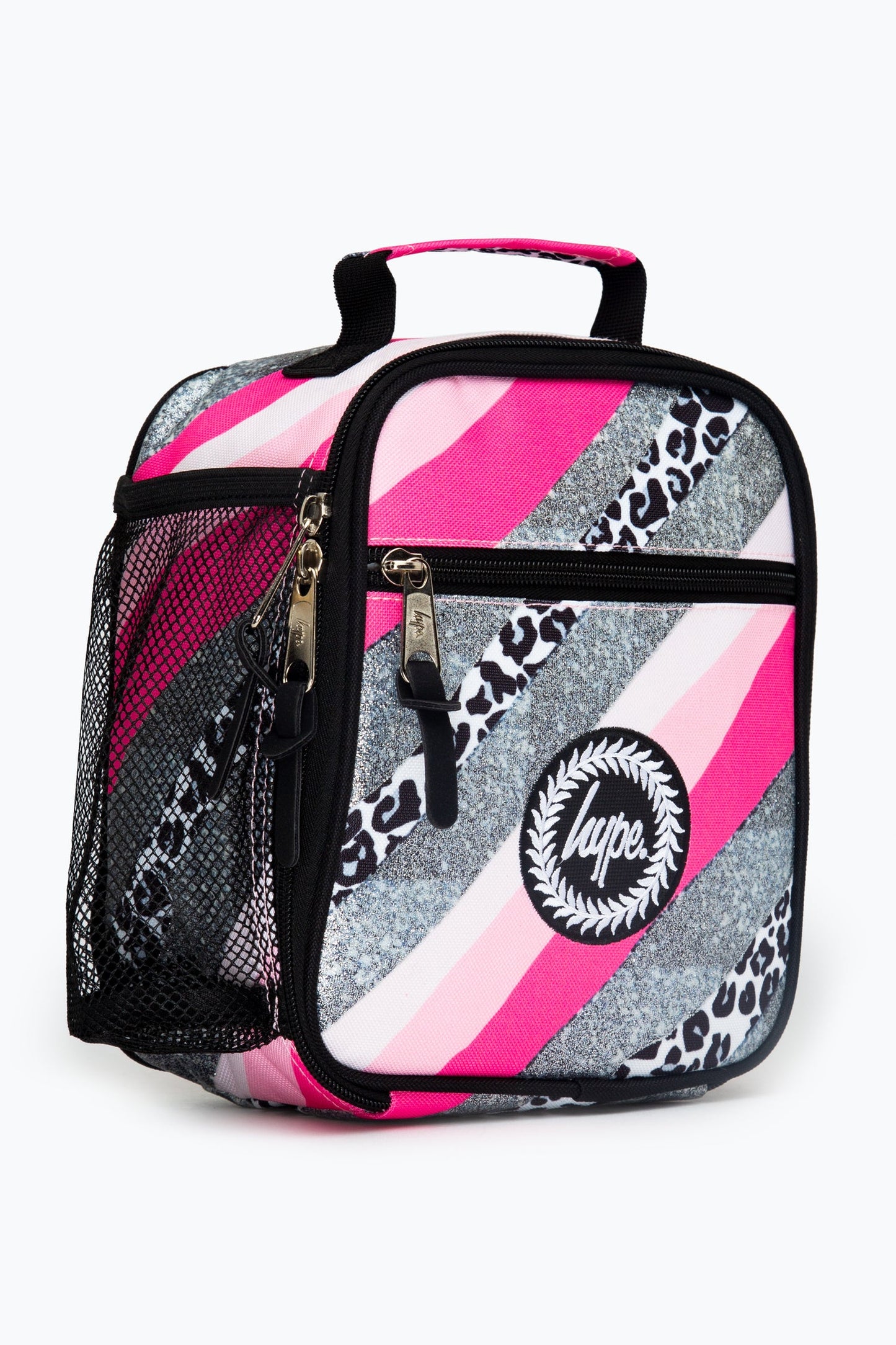 Hype Glitter Leopard Wave Lunch Bag