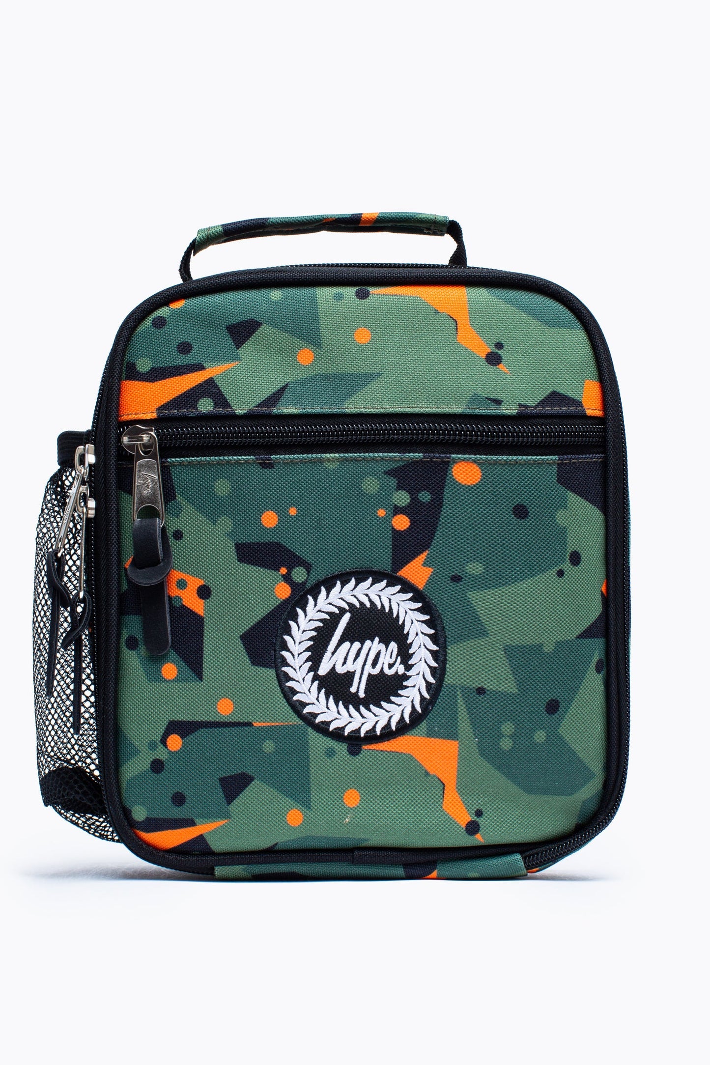 Hype Green Geo Camo Lunch Bag