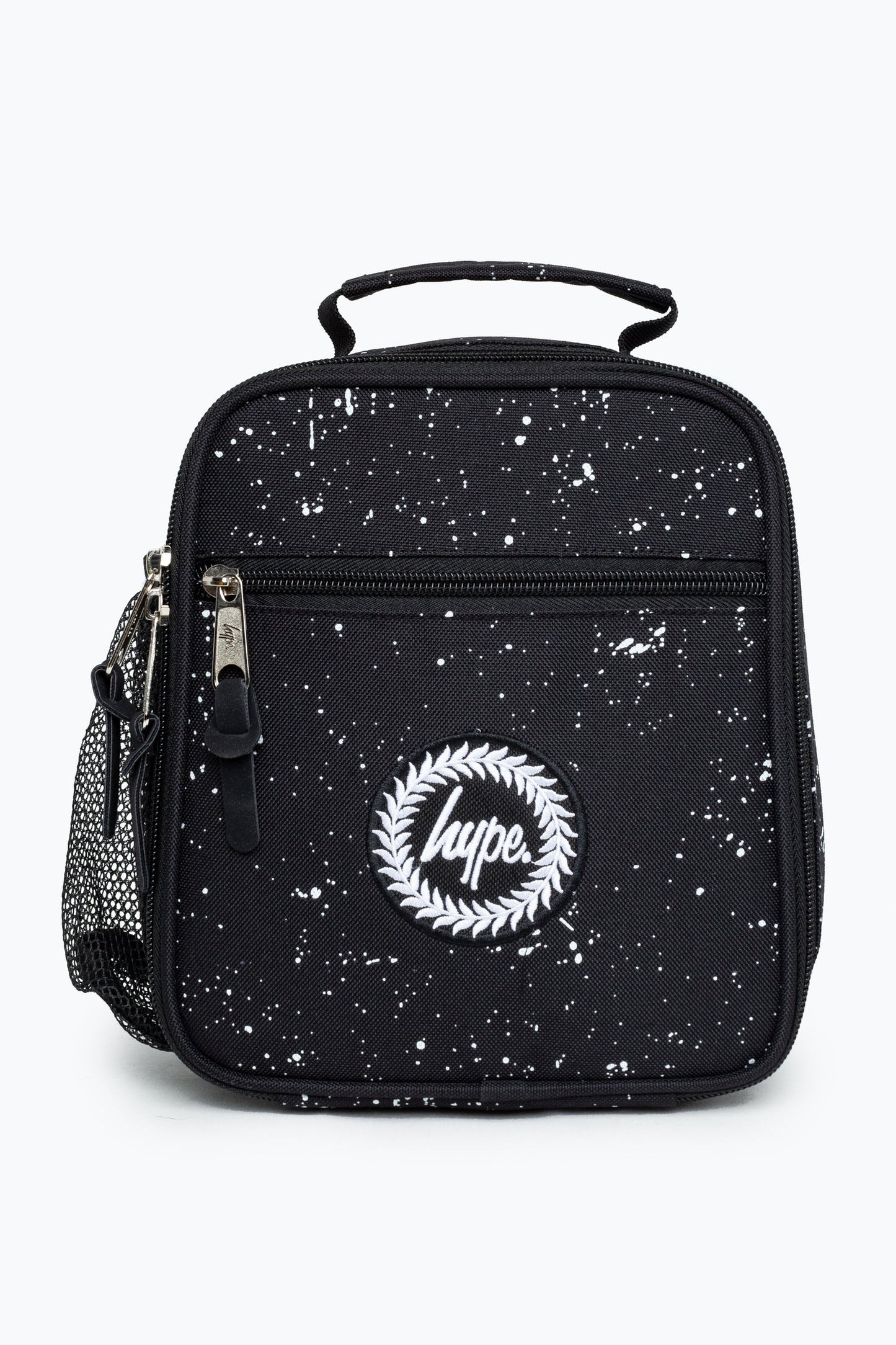 Hype Black Speckle Lunch Bag