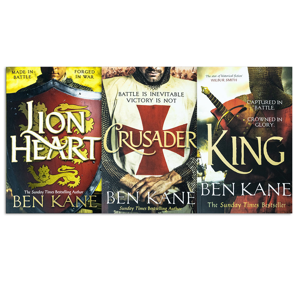 Richard the Lionheart Collection 3 Books Set By Ben Kane (Crusader, Lionheart & King)