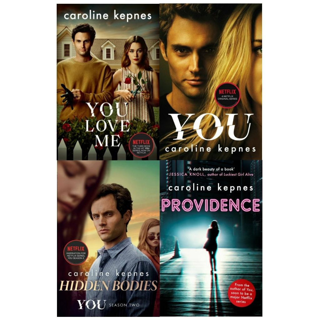 Caroline Kepnes You Series 4 Books Collection Set You, Hidden Bodies, Providence