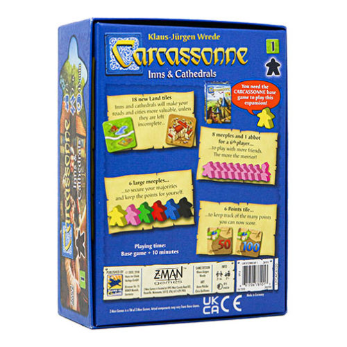 Carcassonne Expansion 1: Inns & Cathedrals