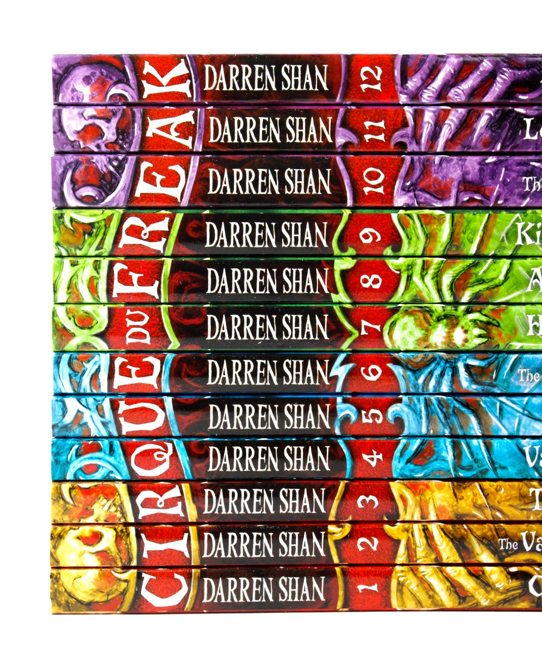 Cirque Du Freak The Saga of Darren Shan Συλλογή 12 Βιβλίων Σετ