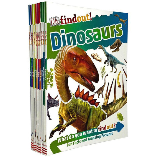 Dk Findout Series With Fun Facts And Amazing Pictures 10 Books Collection Set