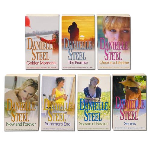 Danielle Steel Collection 7 Books Set (Once In A Lifetime, The Promise, Summers End, Season Of Passion, Now And Forever, Secrets, Golden Moments)